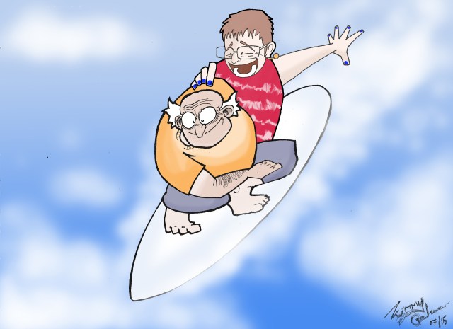 Cloud surfing Millie