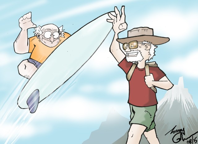 cloudsurfing walking